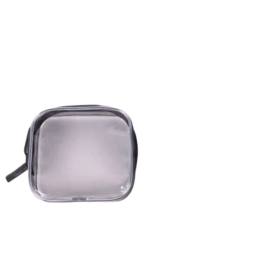 Trousse de toilette transparente format mini - Image 2