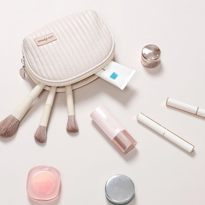 Trousse de toilette beige - Image 2