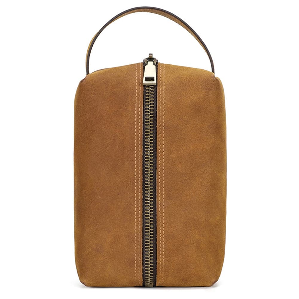 Trousse de toilette camel - Image 2