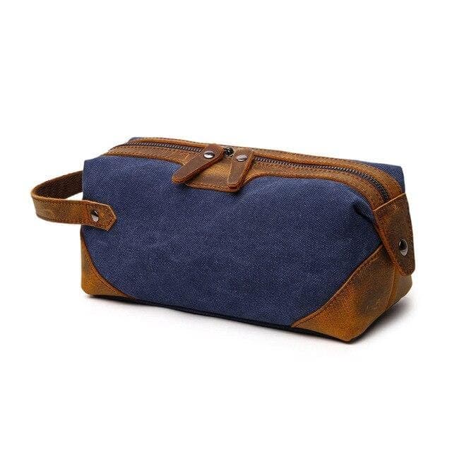 Trousse de toilette cuir classique - Image 2