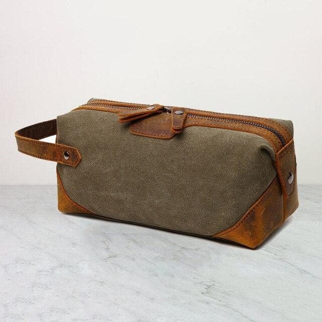Trousse de toilette cuir classique - Image 3