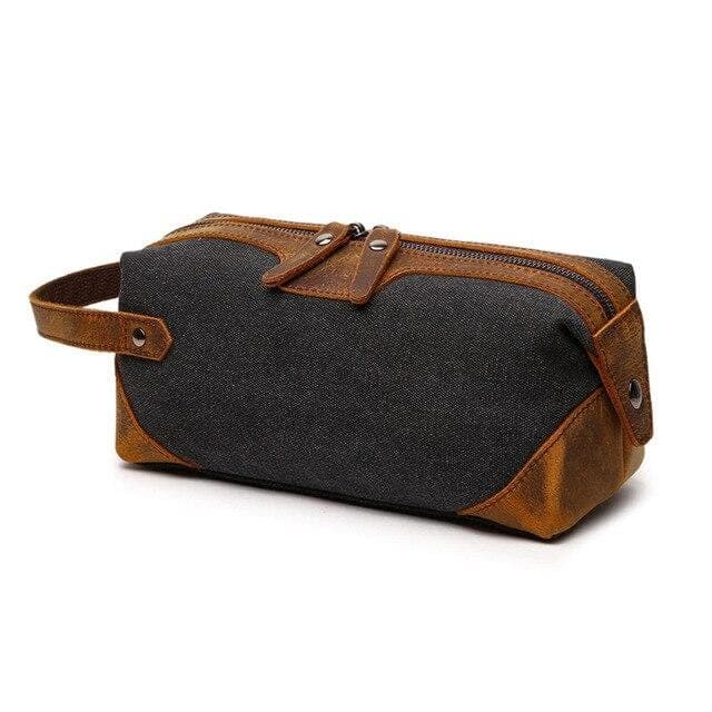 Trousse de toilette cuir classique - Image 6