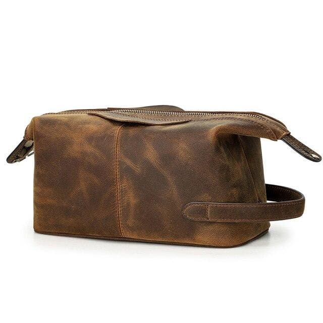 Trousse de toilette cuir design