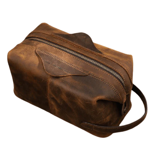 Trousse de toilette cuir design - Image 2