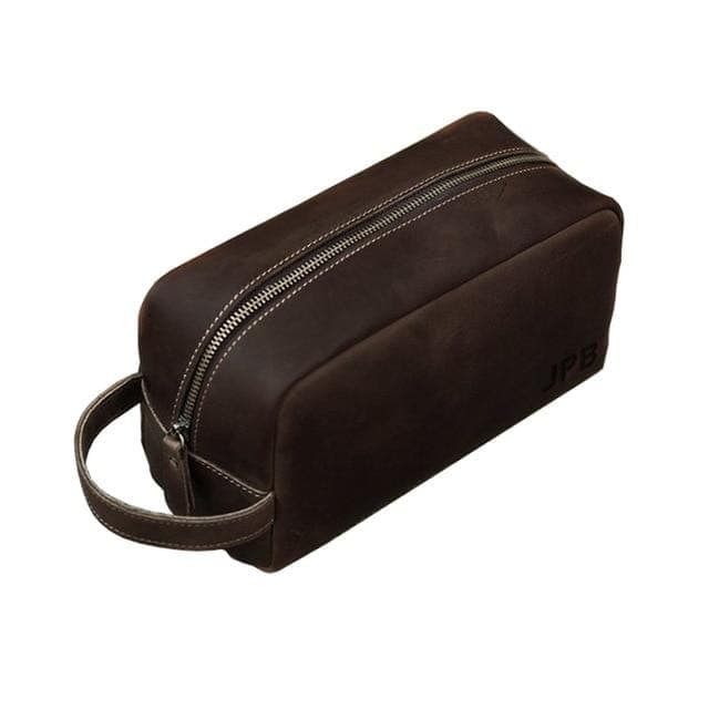 Trousse de toilette cuir lisse - Image 2