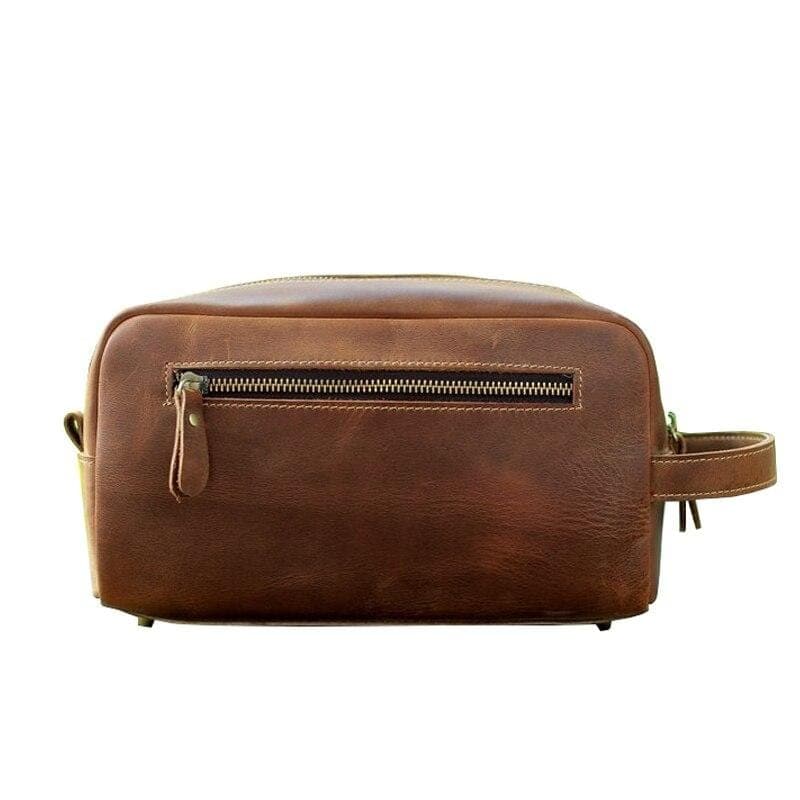 Trousse de toilette cuir lisse - Image 5