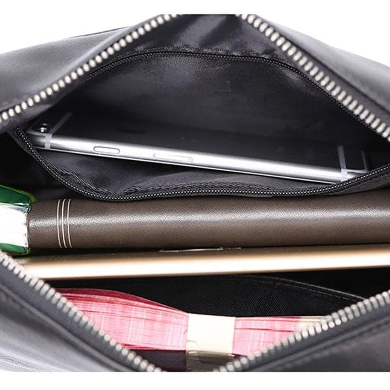 Trousse de toilette cuir logo - Image 3
