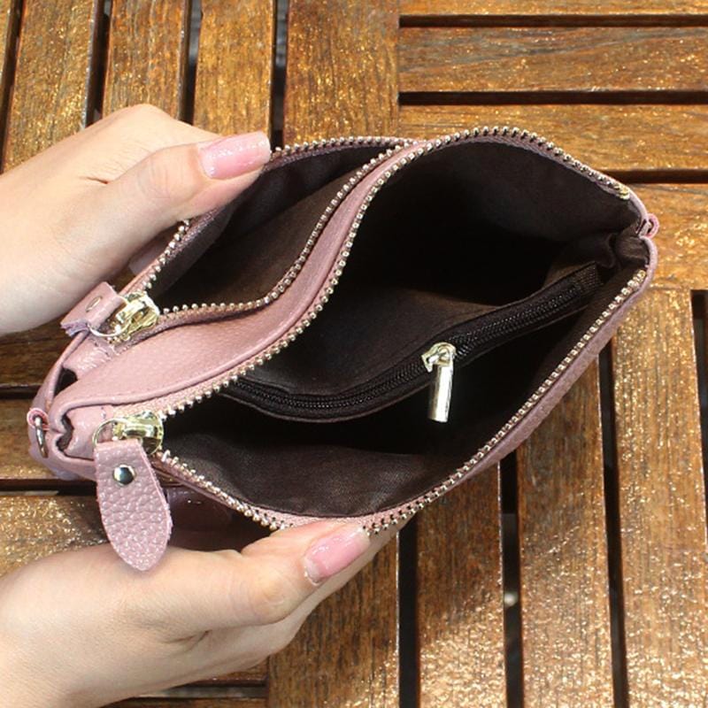 Trousse de toilette cuir plate - Image 2