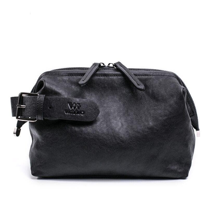 Trousse de toilette cuir style
