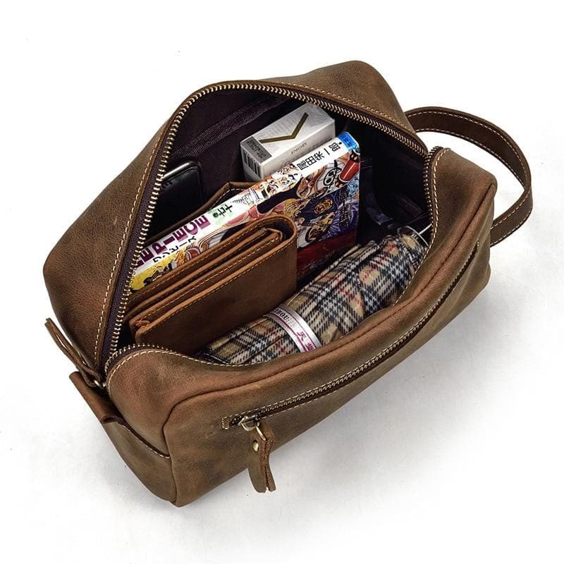 Trousse de toilette cuir tâches - Image 8