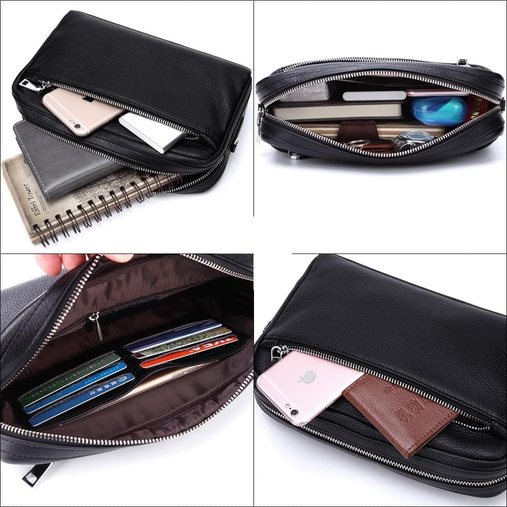 Trousse de toilette cuir voyage - Image 3