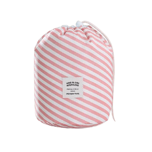 Trousse de toilette femme ronde