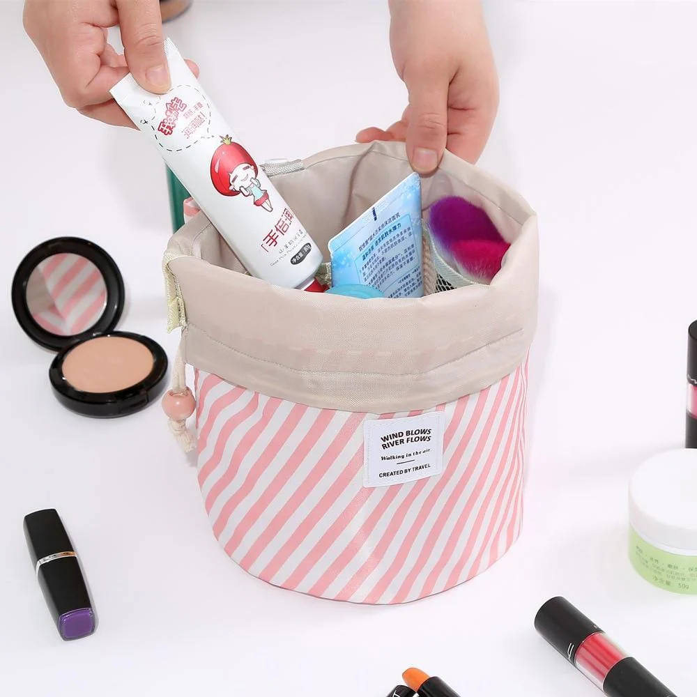 Trousse de toilette femme ronde - Image 3