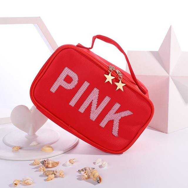 Trousse de toilette femme rose - Image 2