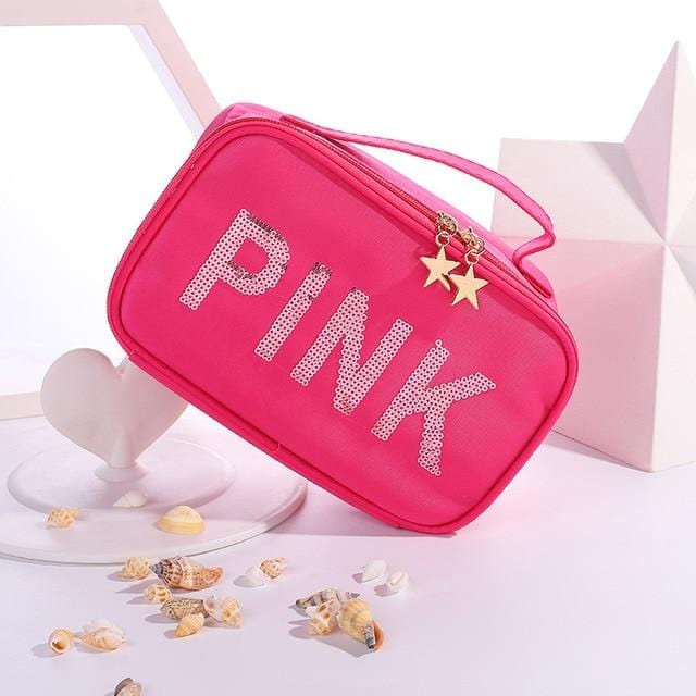 Trousse de toilette femme rose - Image 4