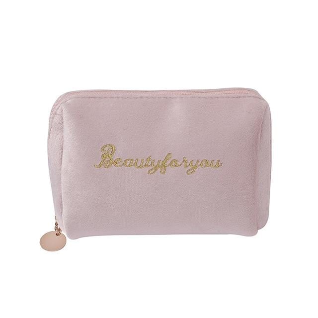 Trousse de toilette femme velours - Image 4