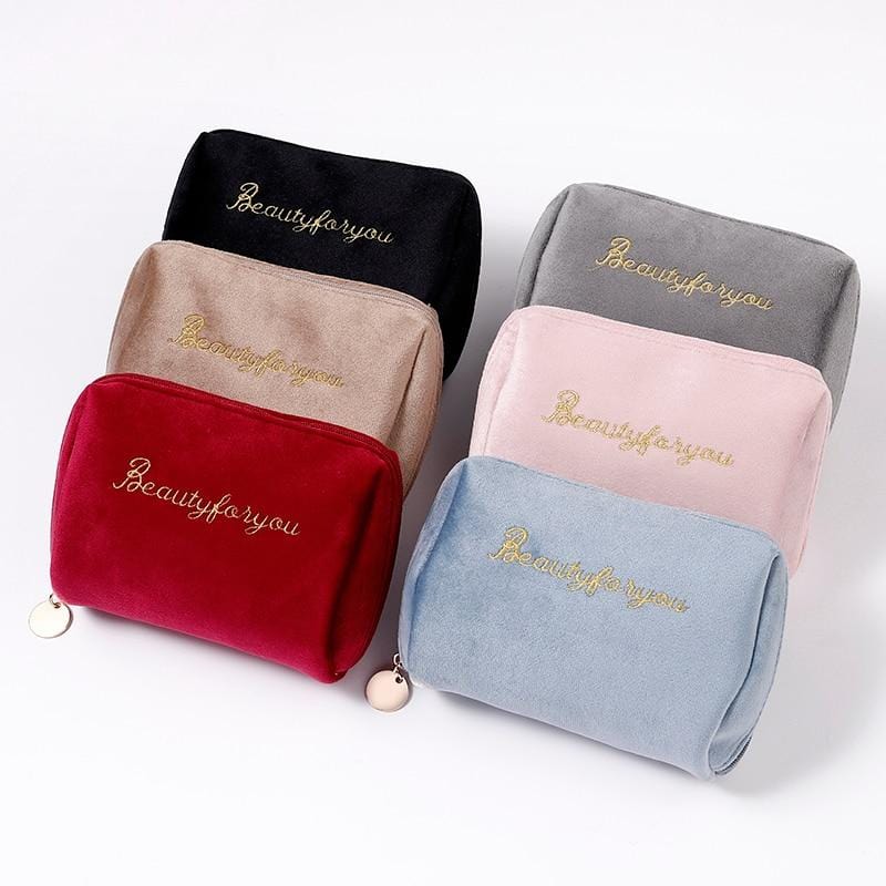 Trousse de toilette femme velours - Image 9