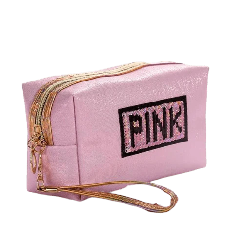 Trousse de toilette fille rose