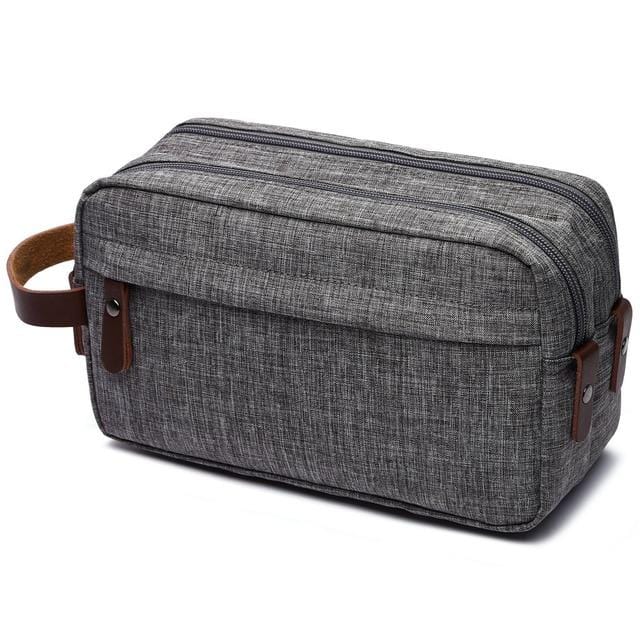 Trousse de toilette homme 2 compartiments – Grande capacité voyage - Image 2