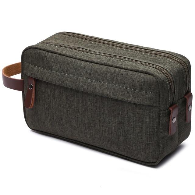 Trousse de toilette homme 2 compartiments – Grande capacité voyage - Image 3