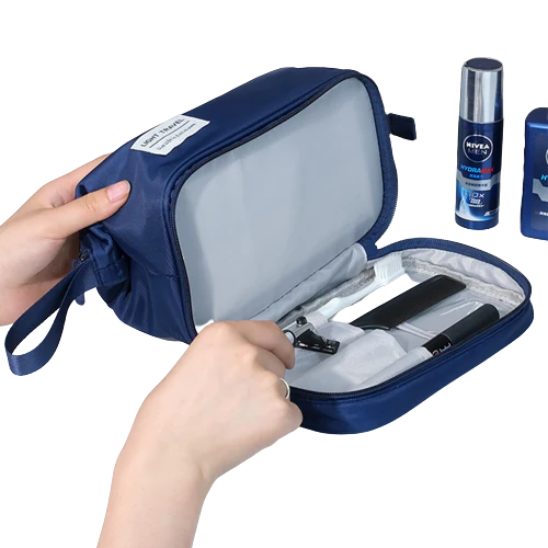 Trousse de toilette homme bleu - Image 3