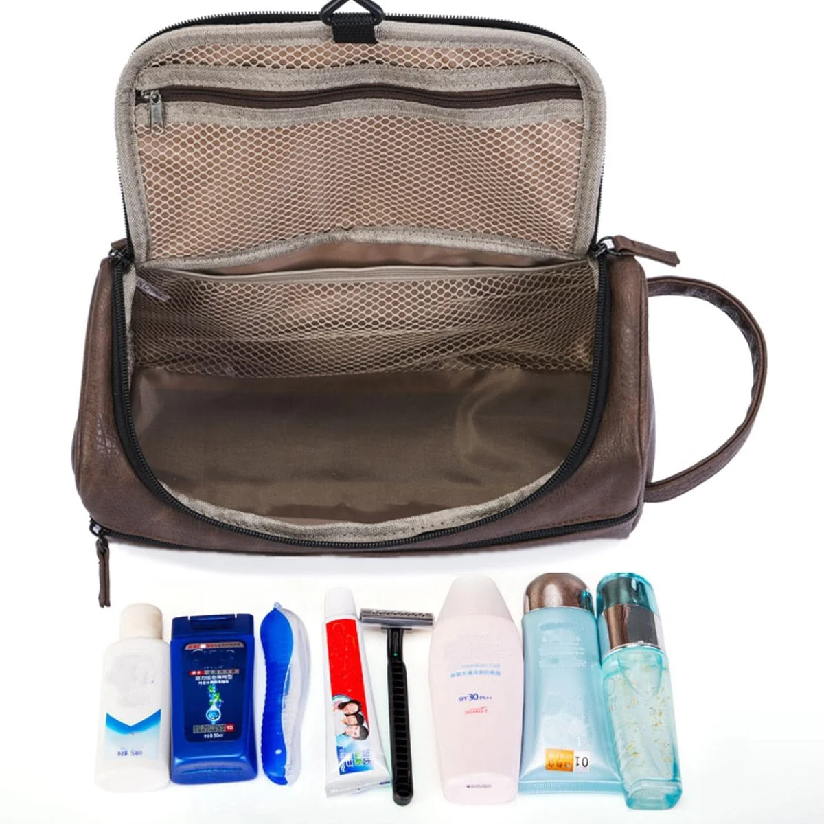 Trousse de toilette homme simili cuir - Image 3