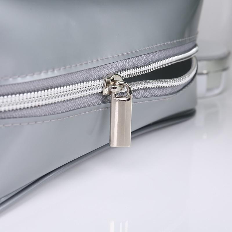 Trousse de toilette transparente argent - Image 3