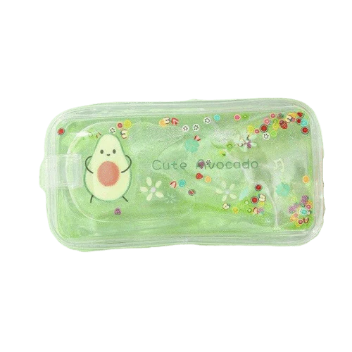 Trousse de toilette transparente avocat - Image 2