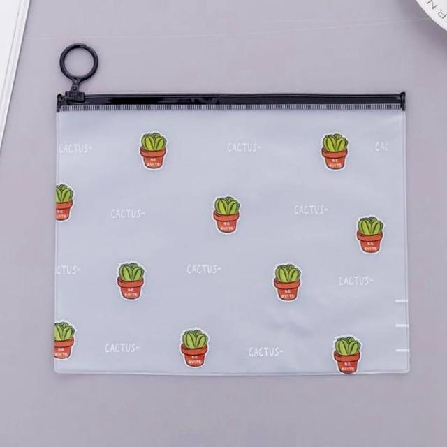 Trousse de toilette transparente cactus - Image 4