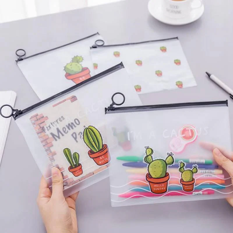 Trousse de toilette transparente cactus - Image 5
