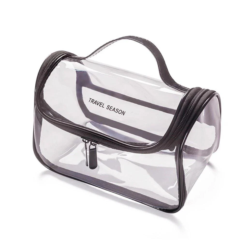 Trousse de toilette transparente chic - Image 2