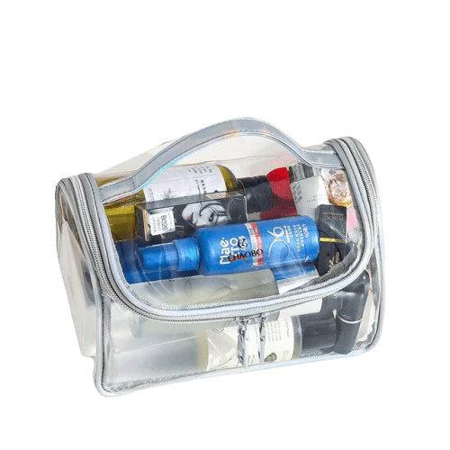 Trousse de toilette transparente chic - Image 3