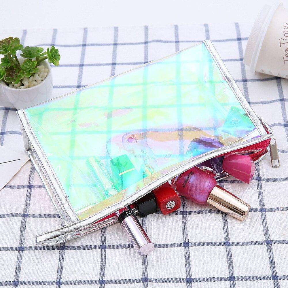 Trousse de toilette transparente colorée - Image 3