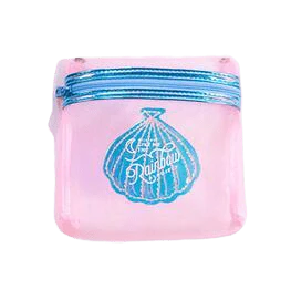 Trousse de toilette transparente coquillage