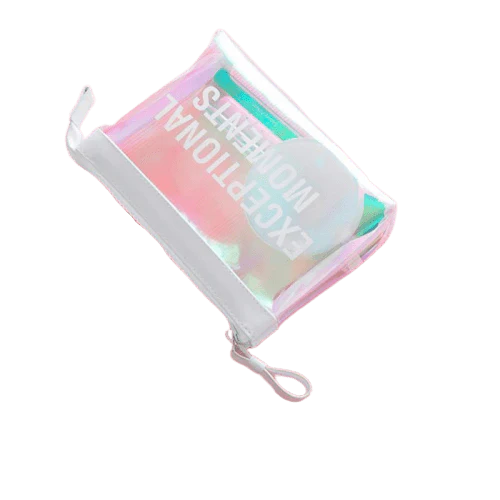 Trousse de toilette transparente discrète - Image 2