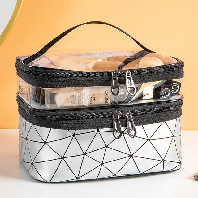 Trousse de toilette transparente double ouverture - Image 4