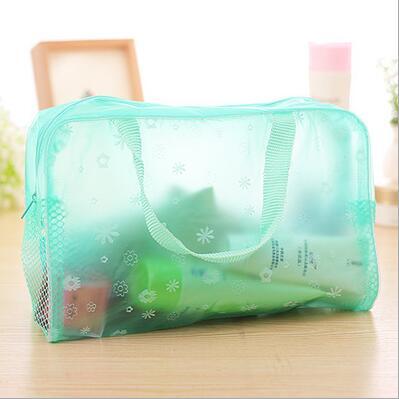Trousse de toilette transparente fleurs - Image 5