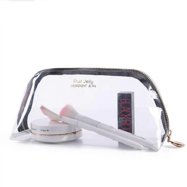 Trousse de toilette transparente gelée - Image 2