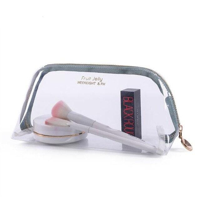 Trousse de toilette transparente gelée - Image 3