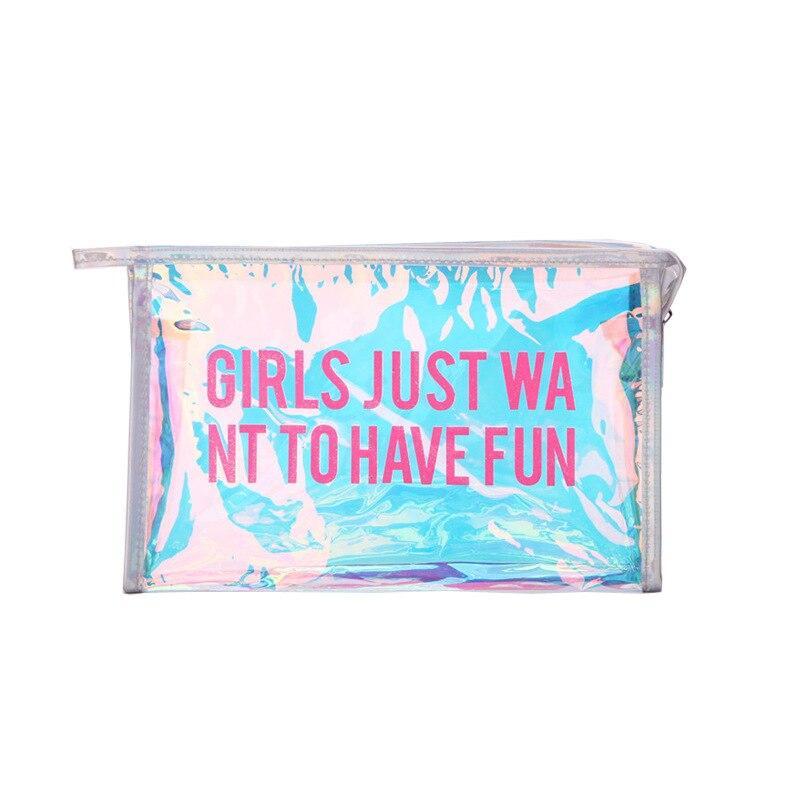Trousse de toilette transparente girly - Image 2