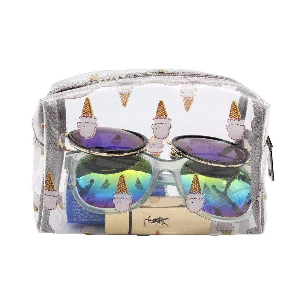 Trousse de toilette transparente glace - Image 3