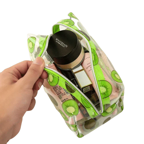 Trousse de toilette transparente kiwi - Image 2