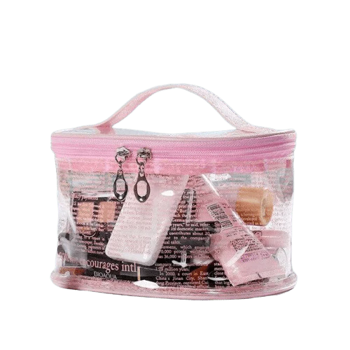 Trousse de toilette transparente large - Image 2