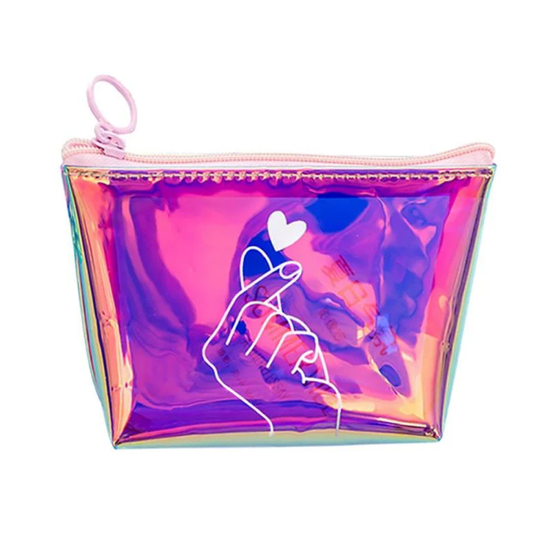 Trousse de toilette transparente love - Image 2