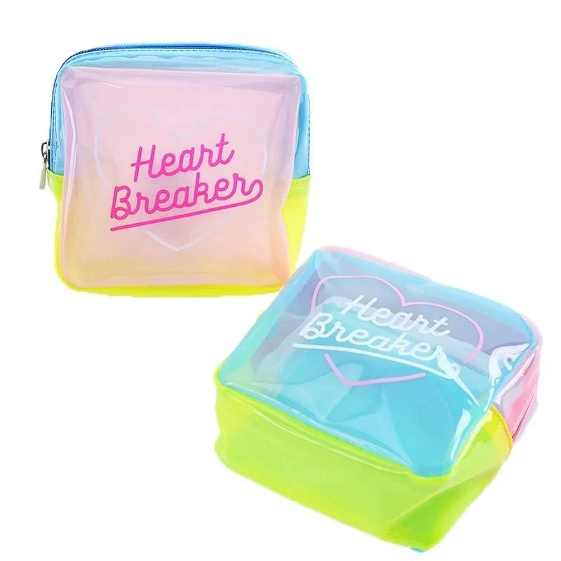 Trousse de toilette transparente minimaliste