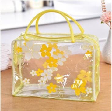 Trousse de toilette transparente motif fleurs - Image 3