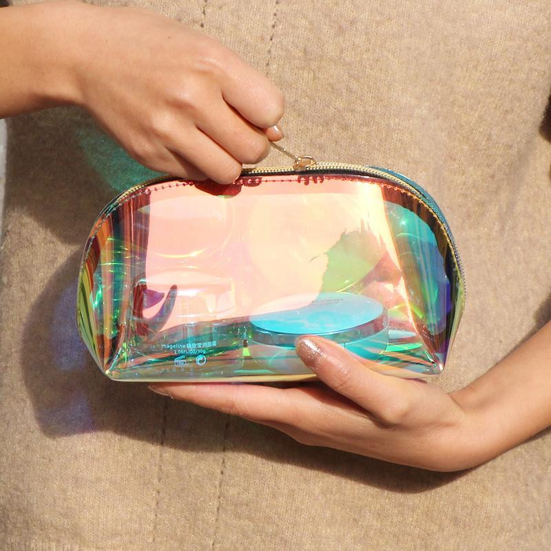 Trousse de toilette transparente multicolore - Image 3