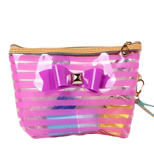 Trousse de toilette transparente noeud papillon - Image 2