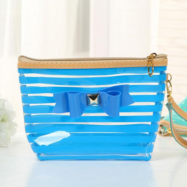 Trousse de toilette transparente noeud papillon - Image 3