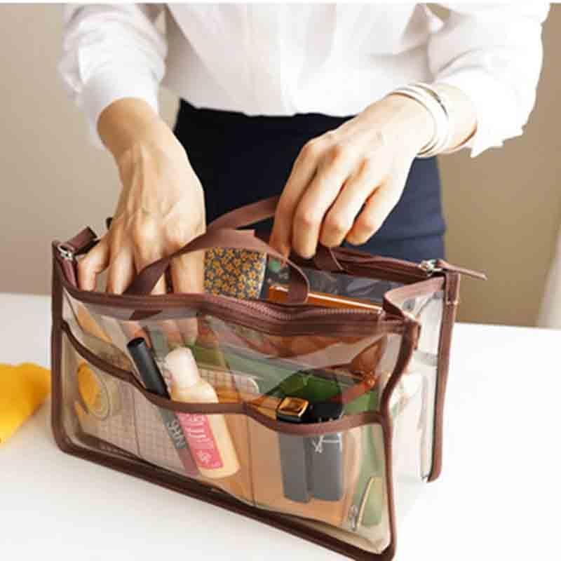 Trousse de toilette transparente organiseur - Image 4